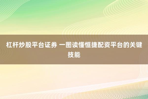 杠杆炒股平台证券 一图读懂恒捷配资平台的关键技能